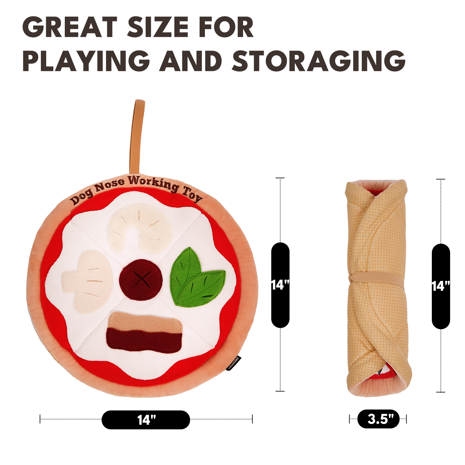 Wholesale Pizza Snuffle Toy for your store